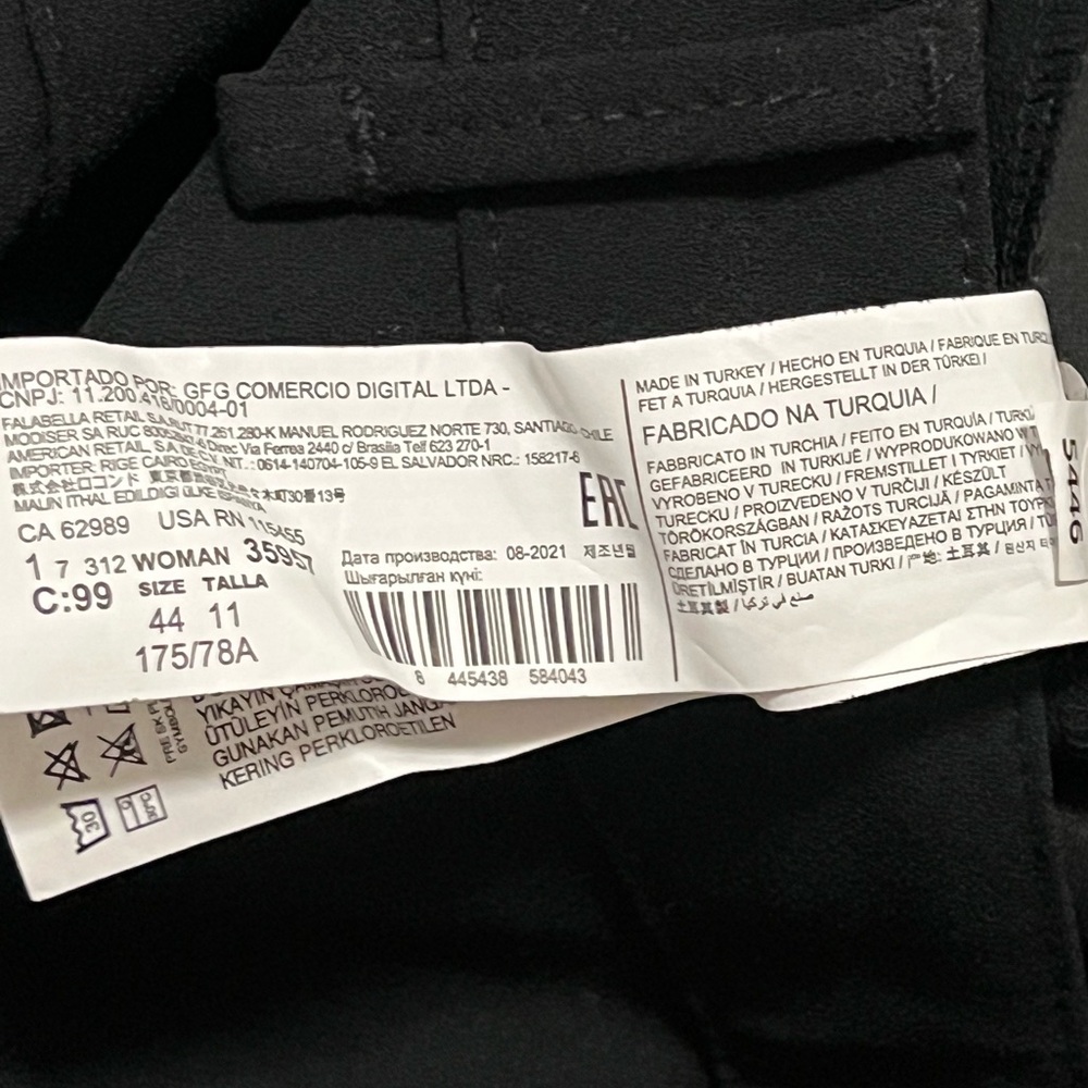 🖤 MNG Mango Black Dress Pants 12 - Picture 4 of 4